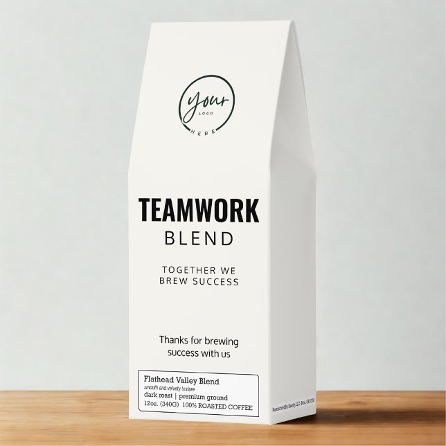 Teamwork Blend Coffee Gift | Custom Logo (Creator Uploaded)