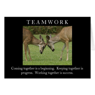 Teamwork Cards | Zazzle