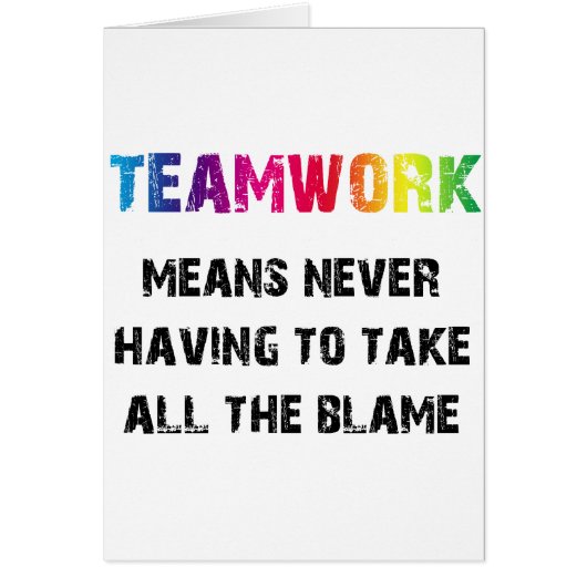 Teamwork Cards (Front)