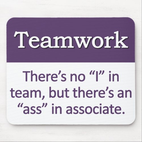 Teamwork Definition Mouse Pad