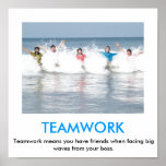 Teamwork Demotivational Poster at Zazzle