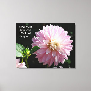 TEAMWORK Divide the Work & Conquer it. ART Canvas Print