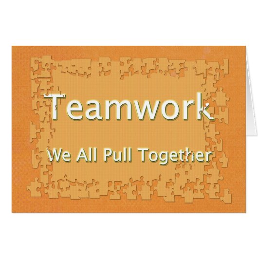 Teamwork Employee Relations Cards (Front Horizontal)