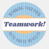 Great job stars employee recognition stickers, Zazzle