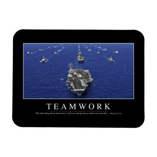 Teamwork Inspirational Quote Magnet