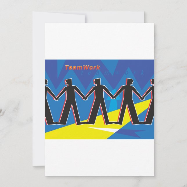 Teamwork Invitation (Front)