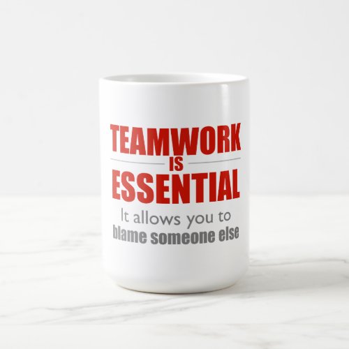 Teamwork is Essential Coffee Mug