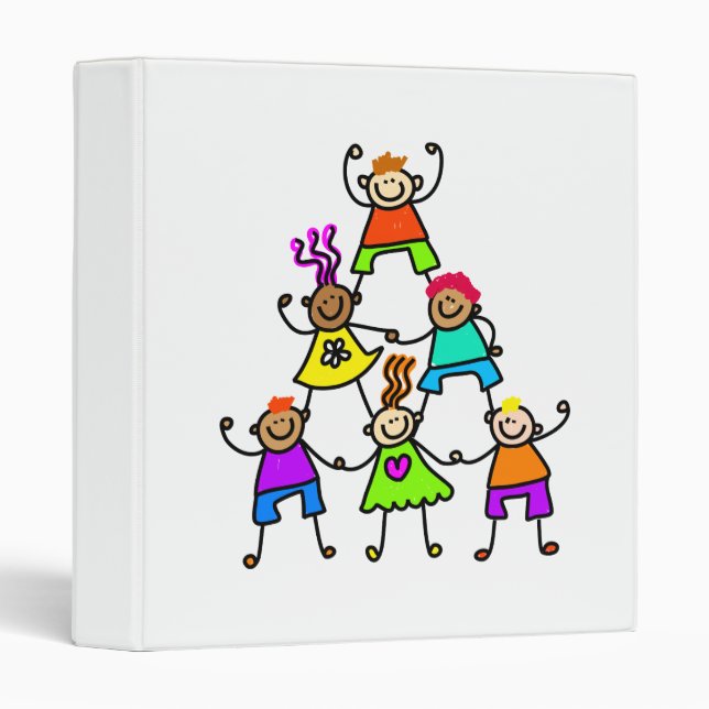 Teamwork Kids 3 Ring Binder (Front/Spine)