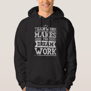 Teamwork Makes The Dream Work For A Lacrosse Playe Hoodie
