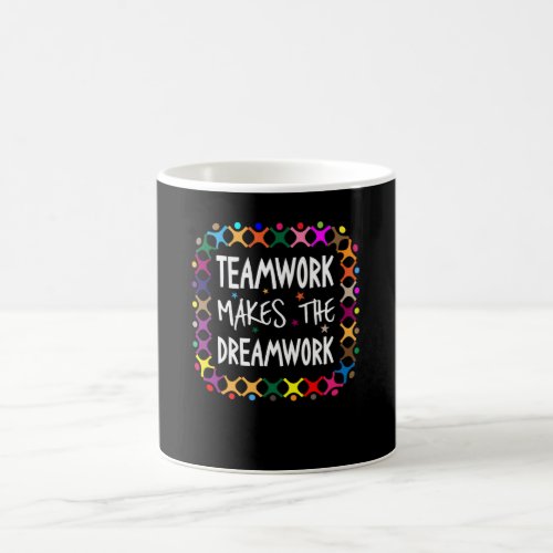 Teamwork Makes The Dreamwork Motivational Sports Coffee Mug