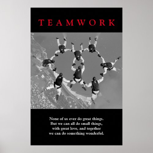 Teamwork Motivational Inspirational Poster