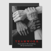 Teamwork Motivational Inspirational Quote Hands (Front/Back)
