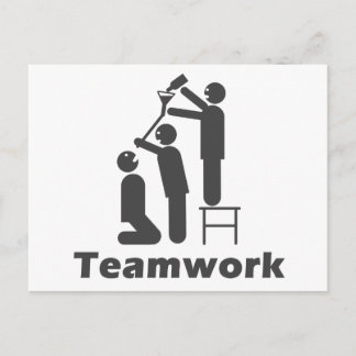 Teamwork - Motivational Merchandise Postcard