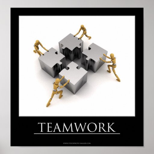 Teamwork Motivational Poster 