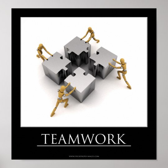 Teamwork Motivational Poster  Zazzle.com