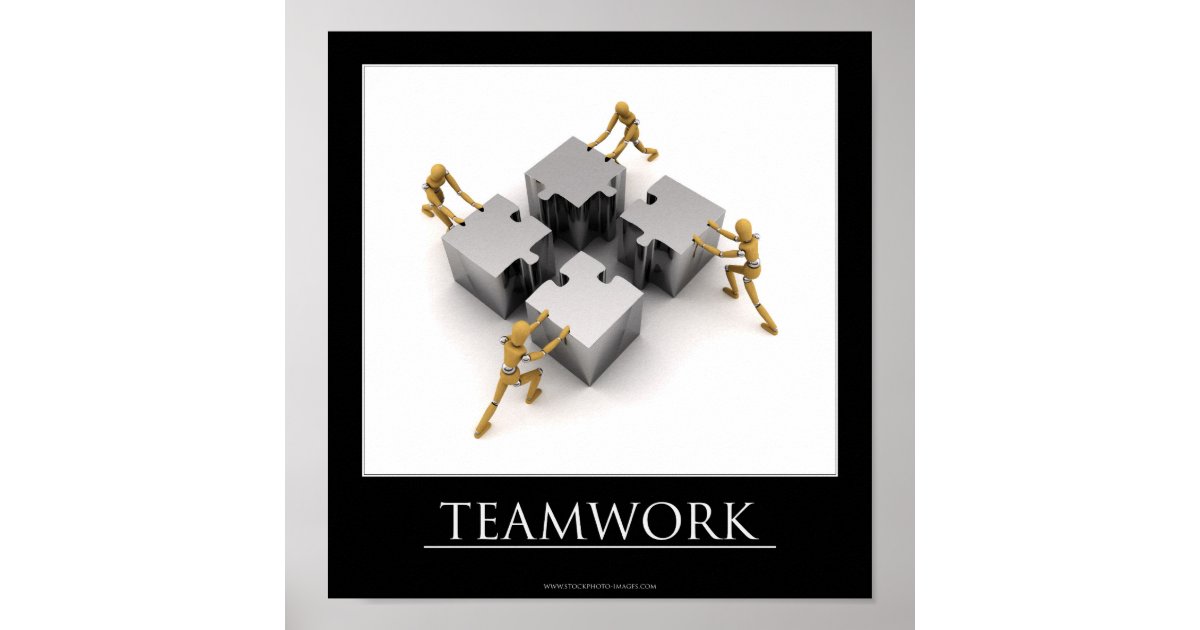 teamwork motivational poster