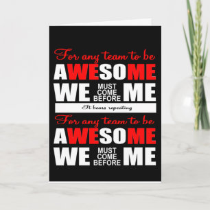 teamwork motivational quote card