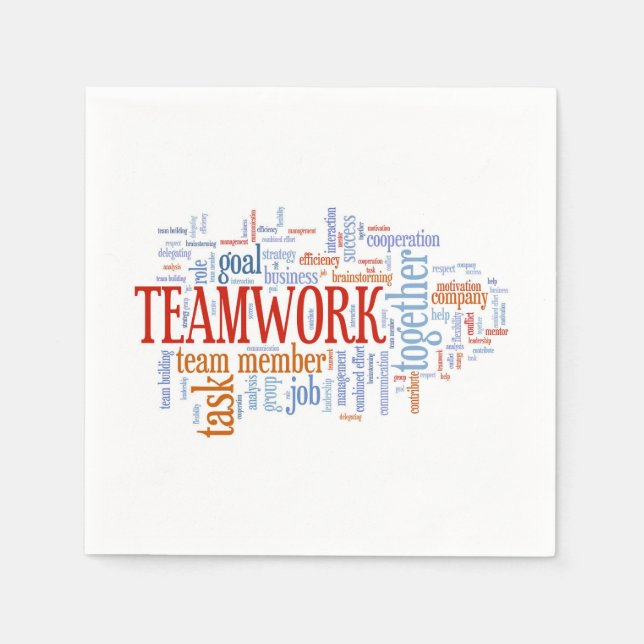TEAMWORK NAPKINS (Front)