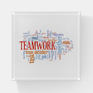 TEAMWORK PAPERWEIGHT
