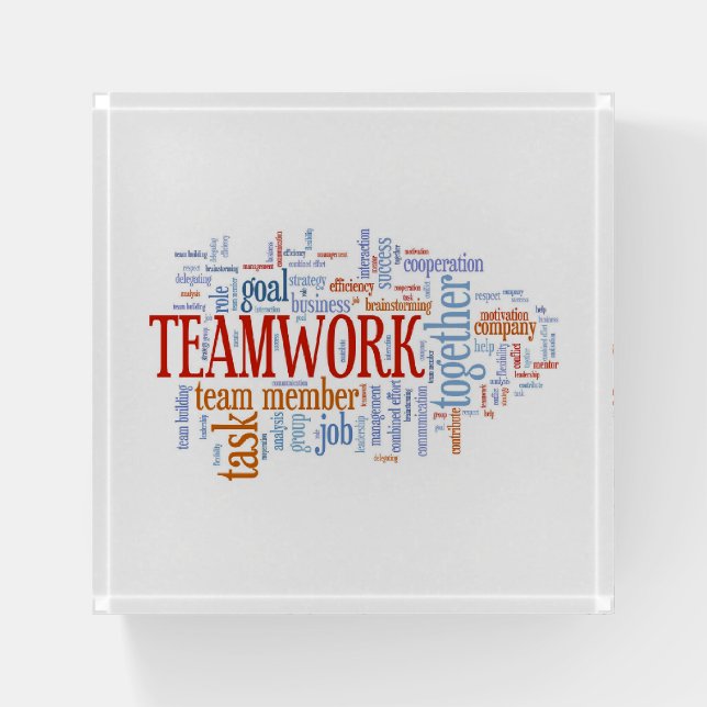 TEAMWORK PAPERWEIGHT (Front)