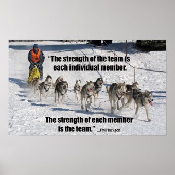 TEAMWORK POSTER | Zazzle