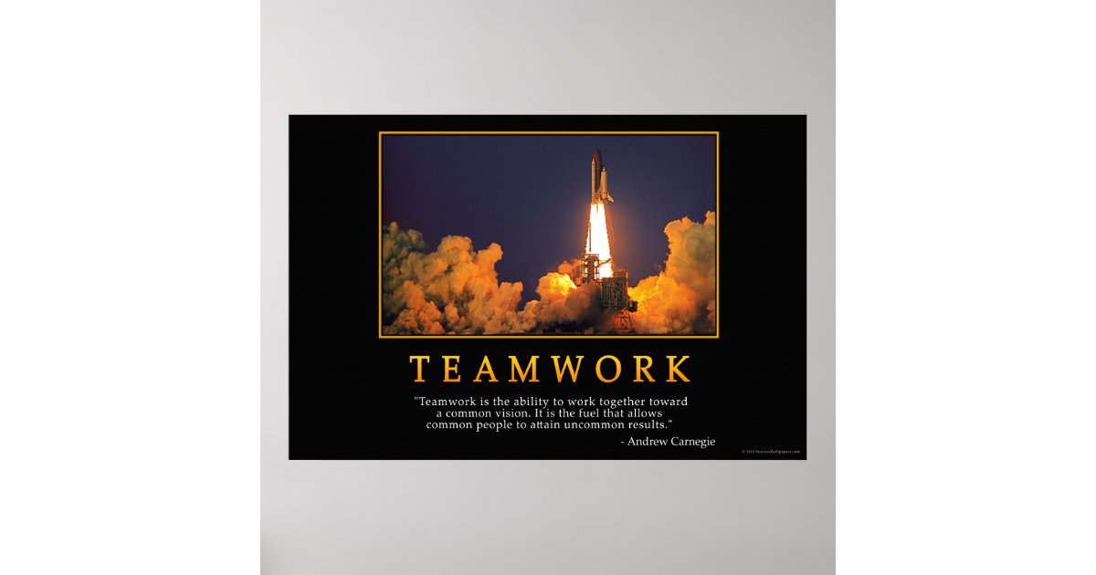 Teamwork Poster | Zazzle