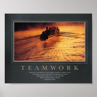 Teamwork Powerful Poster