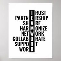 teamwork poster the office