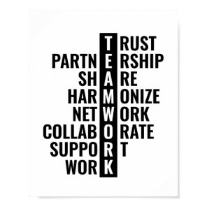 Teamwork Quote for Office and Home | Inspirational Poster