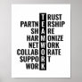 Teamwork Quote for Office and Home | Inspirational Poster