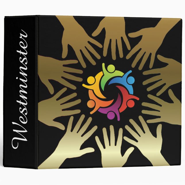 Teamwork - School / Business Notebook Binder - SRF (Front/Spine)