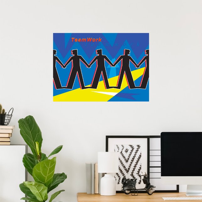 Teamwork Unity People Holding Hands Poster (Creator Uploaded)