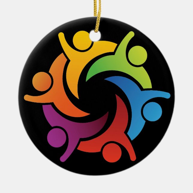 Teamwork - Unity - SRF Ceramic Ornament (Front)
