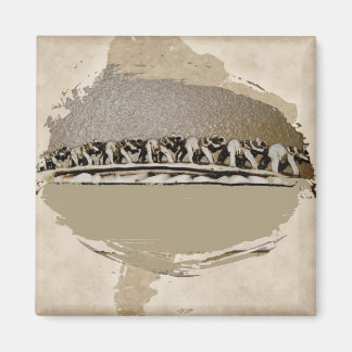 Teamwork White Elephants Magnet