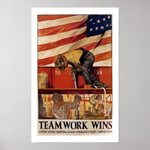 TeamWork Wins Poster