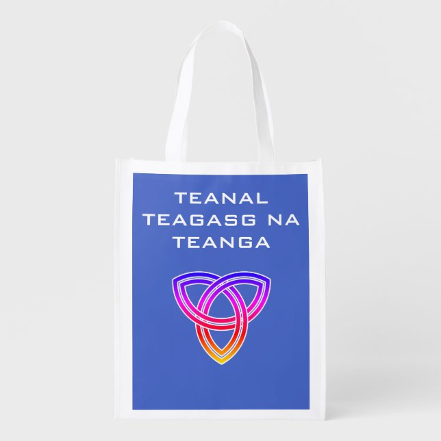 Teanal Teagasg na Teanga Reusable Grocery Bag (Front)