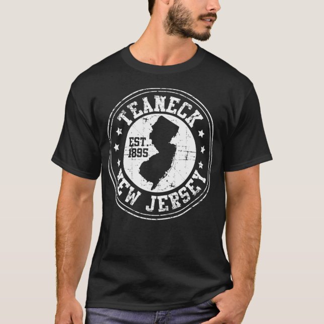 Teaneck NJ New Jersey Badge Teaneck Highwayman Hom T-Shirt (Front)