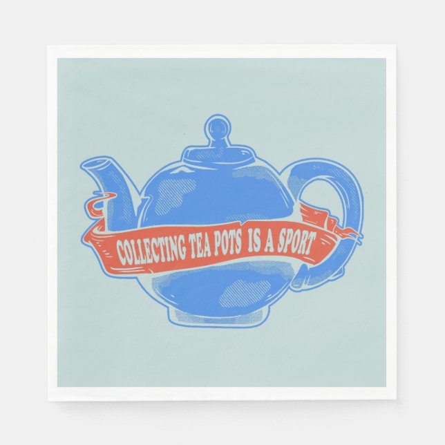 Teapot Collecting teapots Napkins (Front)