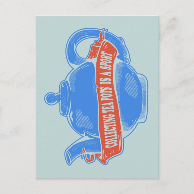 Teapot Collecting teapots Postcard (Front)