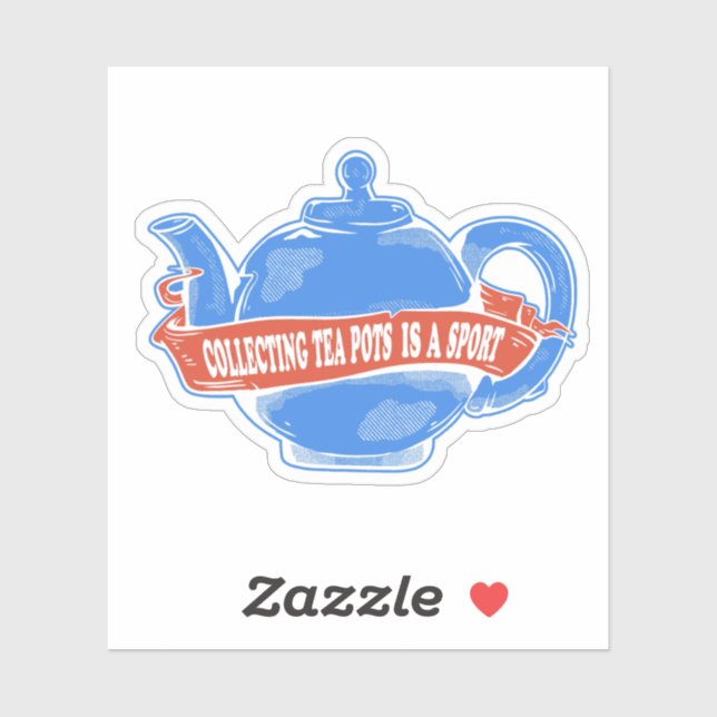 Teapot Collecting teapots Sticker (Sheet)