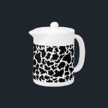 Teapot-Cow Print Teapot<br><div class="desc">This Teapot is shown in white with a cute country cow print.
Small size shown.
Customize this item or buy as is.</div>