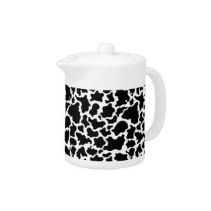 Teapot-Cow Print Teapot