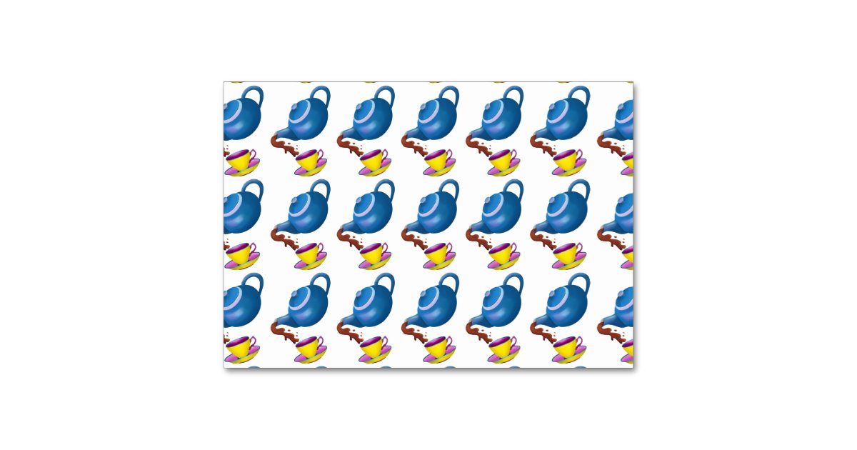 Teapot cup and saucer table number Zazzle