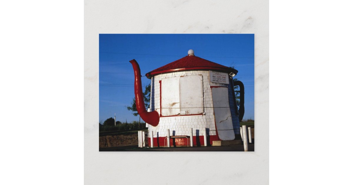 TEAPOT DOME NOVELTY ARCHITECTURE Postcard ZILLAH Zazzle