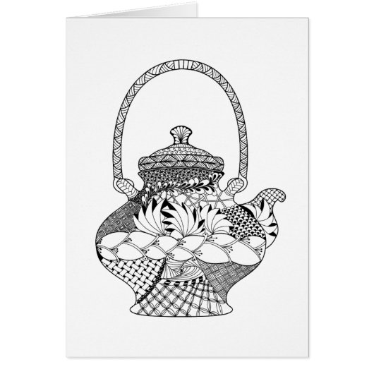 Teapot Doodle Cards (Front)