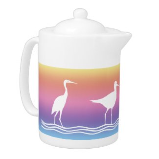 Teapot - Egrets at Twilight