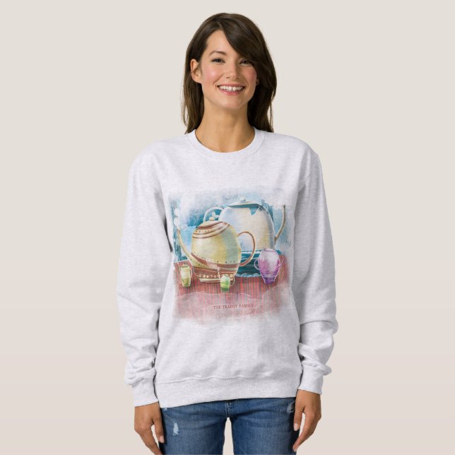 Teapot Family 2 Sweatshirt (Front Full)