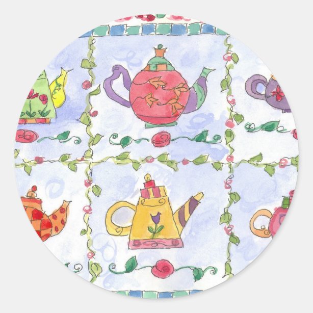 Teapot Stickers 100 Satisfaction Guaranteed Zazzle