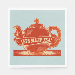Teapot Funny Drinking Tea Napkins