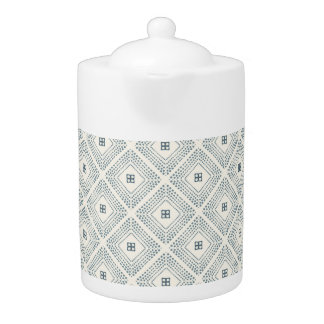 Teapot Geometric Nesting Squares Pattern 